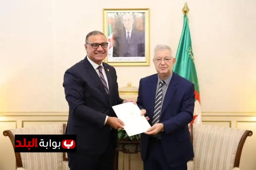 رئيس مجلس الأمة الجزائري يعبّر عن أمله في تعزيز التعاون البرلماني مع مصر لتعزيز العلاقات الثنائية