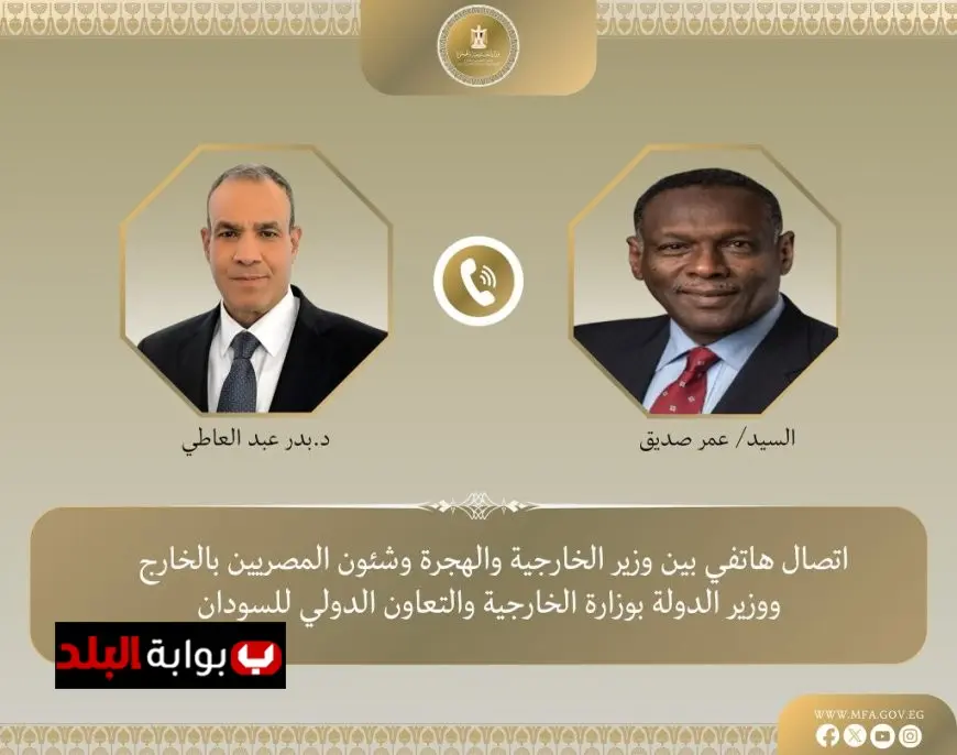 وزير الخارجية: مصر ت reaffirm دعمها القوي لسيادة السودان وسلامة أراضيه ومؤسساته الوطنية