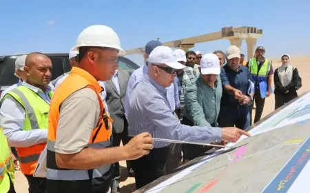 وزير الصناعة والنقل يستعرض مشاريع الخط الأول للقطار الكهربائي السريع بين مطروح والإسكندرية