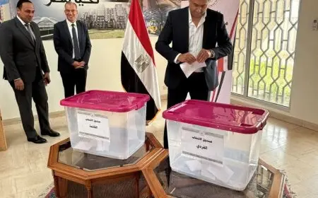 أبناء الجالية المصرية في سلطنة عمان يتوافدون على السفارة للإدلاء بأصواتهم في انتخابات مجلس الشيوخ!