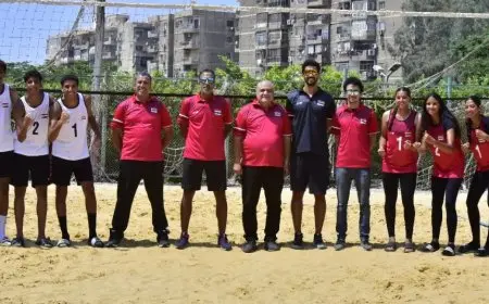 بعثة منتخب الناشئين والناشئات للكرة الطائرة الشاطئية تنطلق إلى نيجيريا للمنافسة في كأس القارات!