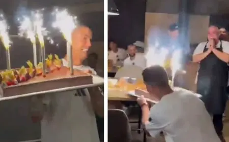 رونالدو يدهش معسكر النصر بلقطة إنسانية مؤثرة احتفالاً بطباخ الفريق