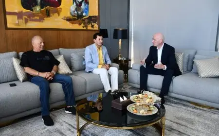 رئيس الوزراء يستقبل إنفانتينو في العلمين للاحتفال بعطلته الصيفية