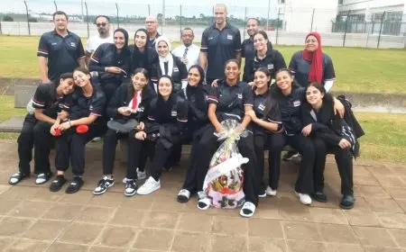 منتخب شابات الكرة الطائرة يسافر إلى الكاميرون للمنافسة في بطولة الأمم الإفريقية