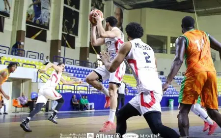 منتخب كرة السلة يخوض مباراة ودية أمام روسيا تحضيرًا للأفروباسكت