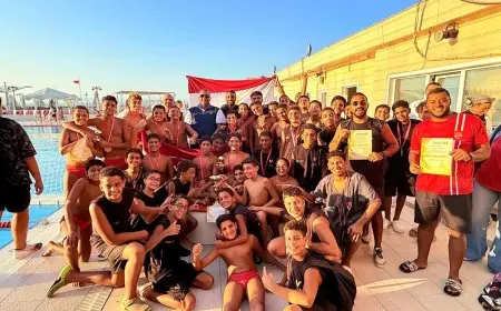 الأهلي مواليد 2012 يتوج بلقب بطولة olympics way بفوزه على جالاتا سراي التركي في كرة الماء