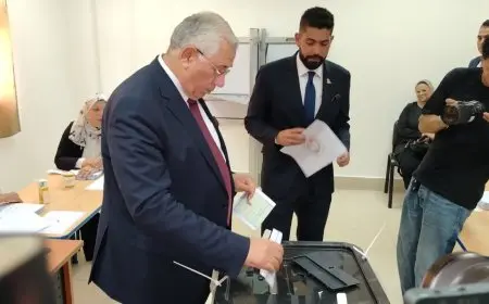 أمين عام حزب الجبهة يشارك في انتخابات الشيوخ 2025 ويقوم بالإدلاء بصوته