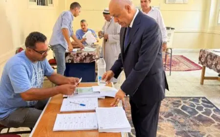 مصطفى بكري يشارك في انتخابات الشيوخ 2025 ويُدلي بصوته