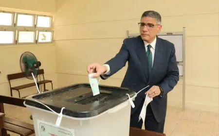 محافظ الجيزة يشارك في التصويت بانتخابات مجلس الشيوخ 2025