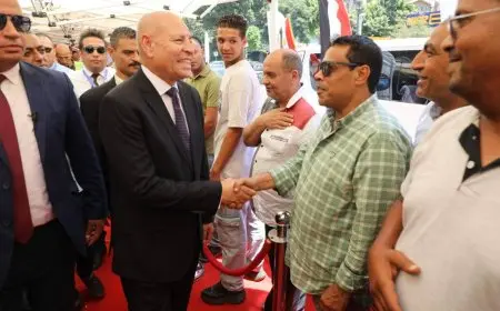 محافظ القاهرة يقوم بجولة تفقدية للجان انتخابات الشيوخ ويستعرض سير العملية الانتخابية