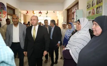 محافظ بني سويف يراقب انطلاق انتخابات مجلس الشيوخ في يومها الأول