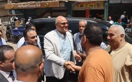 محافظ القليوبية يواصل متابعة انتخابات مجلس الشيوخ في انطلاق يومها الأول