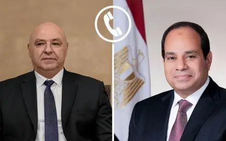 الرئيس السيسي يستقبل اتصالا من نظيره اللبناني لبحث مستجدات الأوضاع الإقليمية