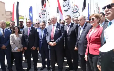 قيادات الجبهة الوطنية تتفقد سير انتخابات الشيوخ في القاهرة وتلتقط صورا مميزة