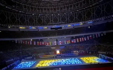 بروفات نهائية لافتتاح بطولة العالم لكرة اليد للناشئين بحضور وزير الرياضة