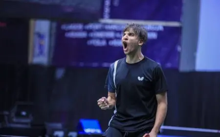 عمر إيهاب يتألق ويحصل على برونزية كأس إفريقيا للناشئين في تنس الطاولة