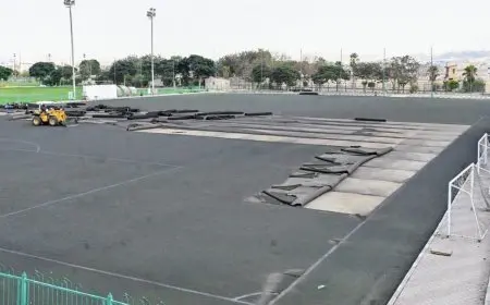 المقاولون العرب يحدثون ملاعب الناشئين استعدادا لموسم رياضي جديد