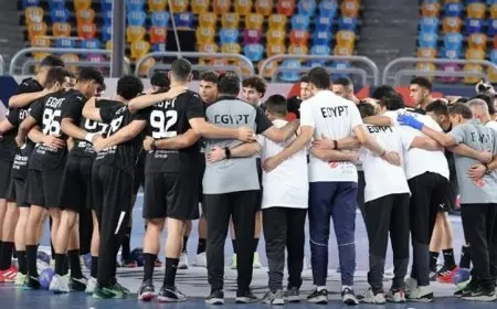 مصر تكتسح كوريا الجنوبية في الشوط الأول لمونديال اليد للناشئين بنتيجة 22-13