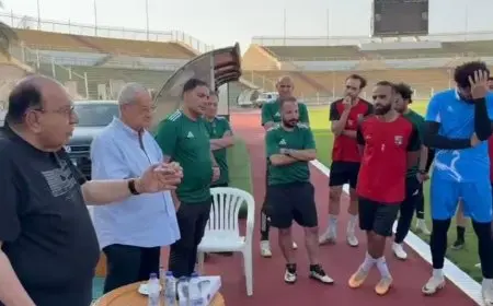 تحفيز وثقة عالية في جلسة المقاولون العرب قبل انطلاق الدوري الجديد