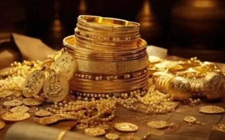 سعر الذهب يشهد ارتفاعاً ملحوظاً في المساء اليوم الخميس في سوق الصاغة