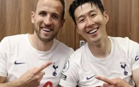 هاري كين يوجه رسالة مؤثرة إلى سون بعد مغادرته توتنهام