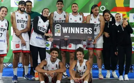 تهنئة وزير الرياضة لمنتخبي شباب وشابات السلة 3×3 بعد تأهلهما لبطولة كأس العالم في الصين