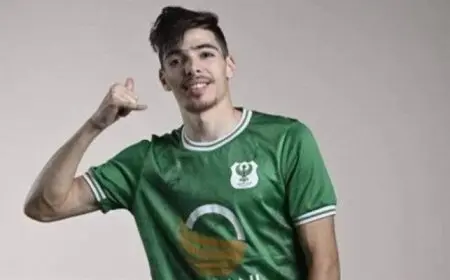 دغموم لاعب المصري يسجل أول أهداف الموسم الجديد في الدوري الجزائري