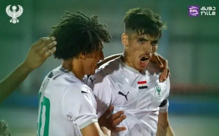 المصري يتقدم بهدف في الشوط الأول أمام الاتحاد السكندري في مباراة مثيرة