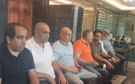 جهاز منتخب مصر يتابع مباراة الأهلي ومودرن سبورت في الدوري المصري الممتاز