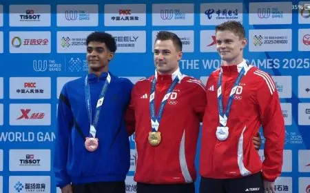 طارق حسن يحصد برونزية السباحة بالزعانف في دورة الألعاب العالمية بالصين