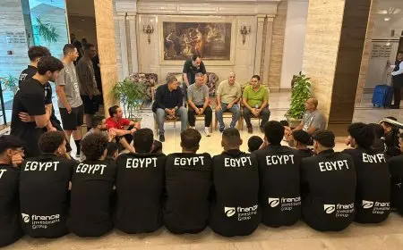 طارق محروس يتفقد معسكر منتخب اليد بعد recuperation الناجحة