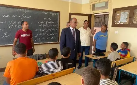 تحقيق التعليم في تحويل فصل دراسي إلى مكتب داخل إحدى مدارس المنيا