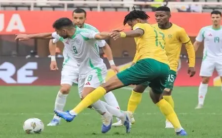 جنوب أفريقيا تستعد لمواجهة غينيا في مباراة حاسمة ببطولة أمم أفريقيا للمحليين اليوم