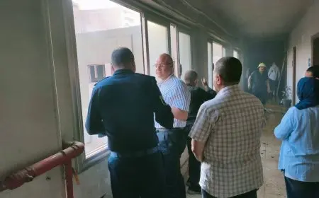 محافظ القليوبية يتفقد جهود السيطرة على حريق محدود في شرق شبرا الخيمة