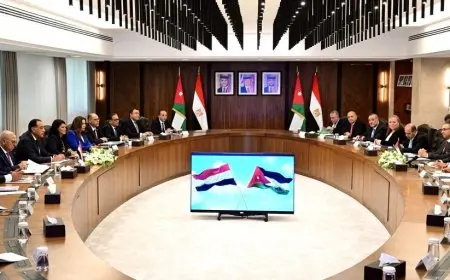 رئيسا وزراء مصر والأردن يقودان الدورة الثالثة والثلاثين للجنة العليا المشتركة بين البلدين