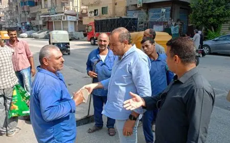 محافظ الشرقية يوجه بتوفير مياه باردة ومشروبات للعمال في ظل موجة الحر الشديدة