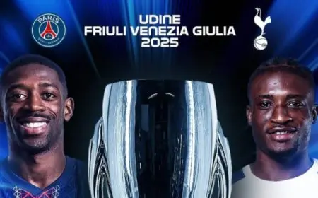 التشكيل الرسمي لمباراة باريس سان جيرمان وتوتنهام في كأس السوبر الأوروبي 2023