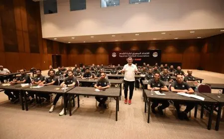 اختتام معسكر الفوج الثالث لحكام النخبة والمميزين في دوري المحترفين