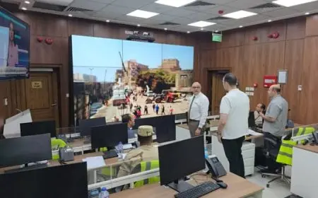 محافظ القليوبية يرصد تقدم العمل في إنشاء السور الخرساني حول مترو الأنفاق بشبرا الخيمة