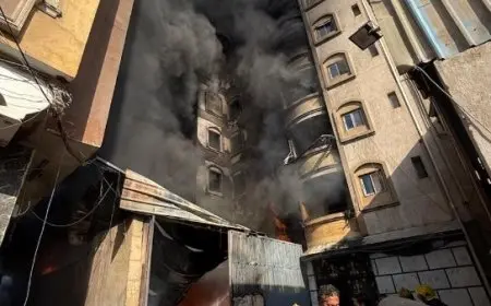 إيه اللي حصل في بولاق أبو العلا؟ حريق كبير والحماية المدنية بتتدخل فورًا وسط متابعة من محافظ القاهرة