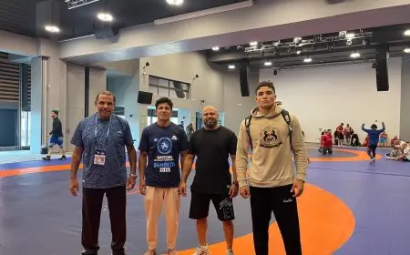 مصر تتألق في بطولة العالم للشباب للمصارعة الحرة بمواجهات مثيرة