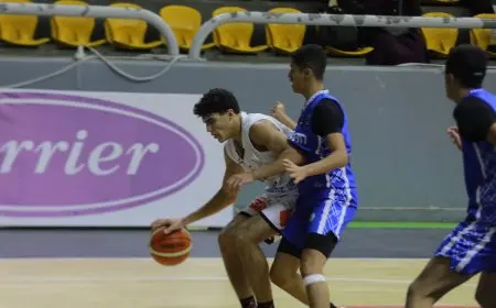 اليوم موعد نهائي بطولة عربي لكرة السلة تحت 16 عامًا للناشئين والناشئات