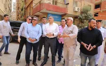 محافظ الجيزة يتابع إزالة 6 أبراج مخالفة في شارع اللبيني بحي الهرم