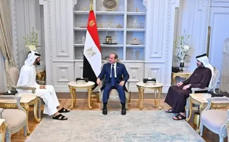 الرئيس السيسي يستقبل مستشار الأمن الوطني وقائد العمليات الخاصة من البحرين لتعزيز التعاون الأمني