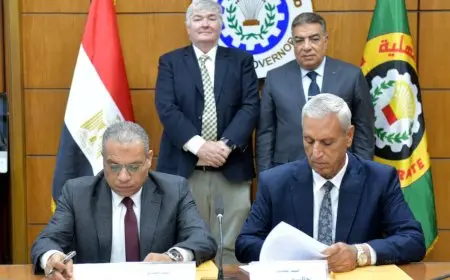محافظ الدقهلية يوقع عقد تنفيذ محطة معالجة الصرف الصحي بقرية بهوت بقيمة 14.3 مليون يورو