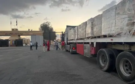 الهلال الأحمر يوزع 85 ألف سلة غذائية في قافلة زاد العزة 18 لدعم غزة