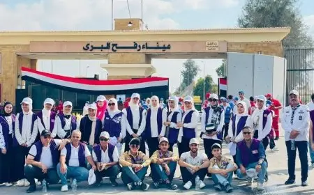 فريق أندية التطوع والجوالة بشمال سيناء ينظم زيارة رسمية مثيرة لمعبر رفح