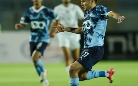 بيراميدز يحقق تقدماً مهماً على المصري البورسعيدي بهدف في الشوط الأول