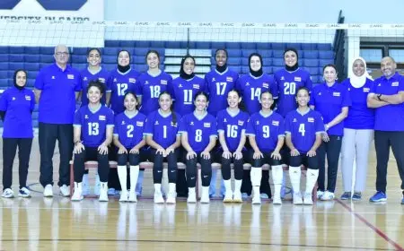 منتخب الكرة الطائرة للسيدات ينطلق إلى تايلاند للمنافسة في بطولة العالم