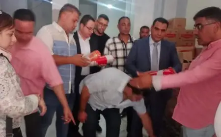 ضبط 9 أطنان من اللانشون غير معلوم المصدر في الجيزة قبل انطلاق موسم المدارس